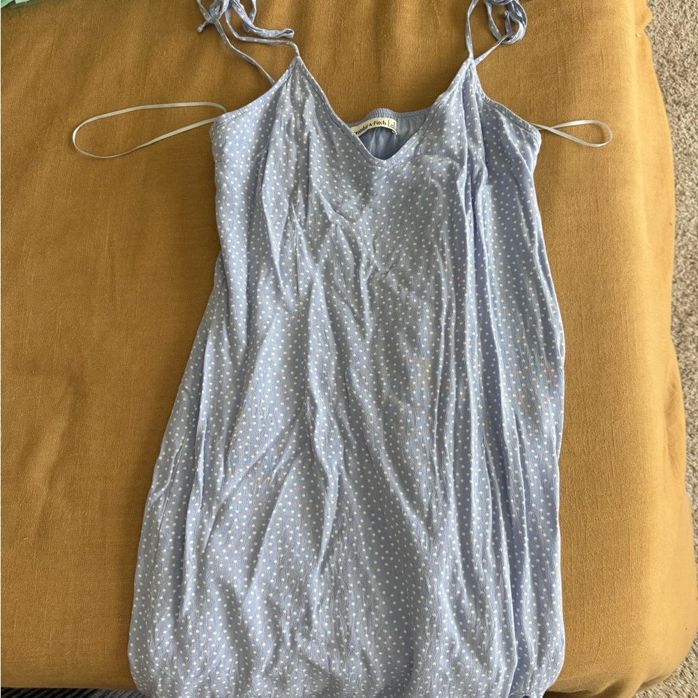 Abercrombie & Fitch Blue Polka Dot Dress